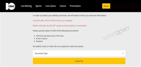 10cric Account Verification – Easy Steps + Docs Needed.